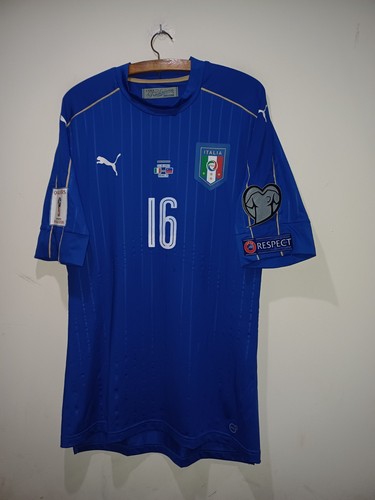 Italia rare match worn shirt - rare,