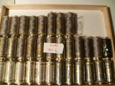 STOCK 32 SPOLE DA 400 YDS FILO DA CUCIRE COTONE TRE STELLE - ISC N° 40 / 50