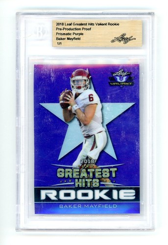 Baker mayfield rookie 2018 - 1/1,