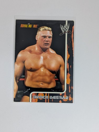 2002 fleer wwe brock lesnar - fleer,