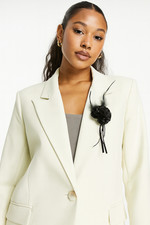 Uomo Spilla da Bavero Nero