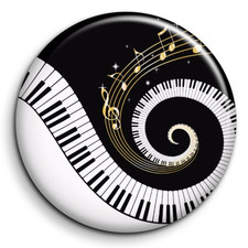 Piano 2 - Badge 38mm Button
