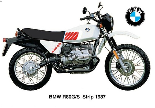 Bmw r80g adesivi set - bmw, r80g/s