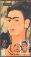 USA # 3509.4 FDC FRIDA KAHLO