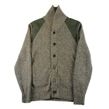 Timberland Structured Lambswool olive and brown mixed pattern M