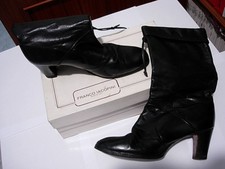 STIVALI VERA PELLE DONNA marca FRANCO IACOPINI, taglia 37, CON SCATOLA, VINTAGE.