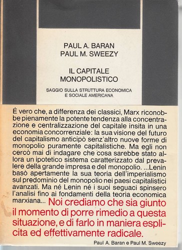 Capitale monopolistico - il,