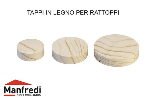 Tappi legno abete - in, di