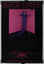 Lutens Serge Met Medewerking Christian Dior Make-up 1976 Affiche Originale Expos