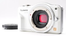 Panasonic LUMIX DMC-GF3 fotocamera digitale solo corpo bianco quasi come nuova dal Giappone 0238