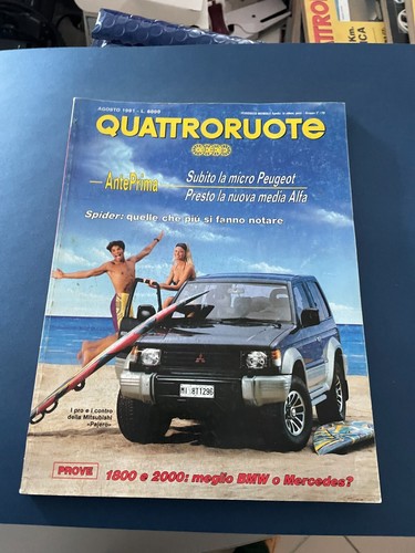 Rivista quattroruote agosto - quattroruote,