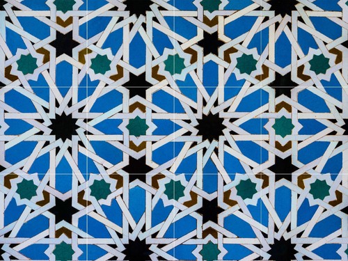 Pannello ceramica mosaico - , di