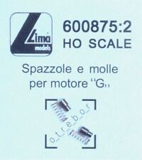 LIMA 600875:2 SPAZZOLE E MOLLE PER MOTORE "G" - RIF. A