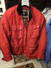 BELSTAFF Giacca Moto con protezioni Cordura fodera cotone Imbottitura rimovibile