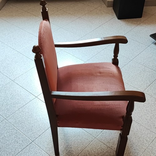 Poltroncina imbottita rosa - , in
