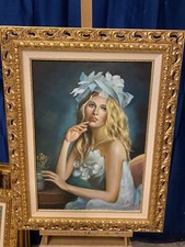 Dipinto Olio Su Tela 94cm x