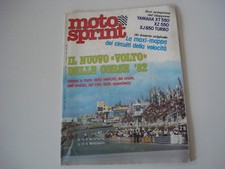 MOTOSPRINT 1/1982 PROVE TEST MOTO YAMAHA XZ 550 /XT 550/ XJ 650 T TURBO