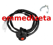 Pulsante / Interruttore spegnimento motore 12V TELAIO / MANUBRIO 22mm cross pit