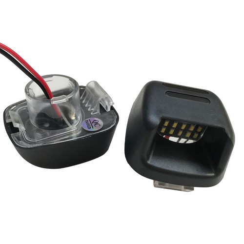 2pcs 6500k luce targa - 2pcs, led