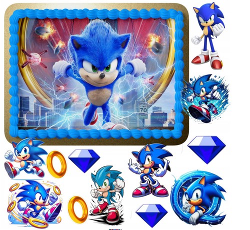 Sonic riccio blu - , commestibile