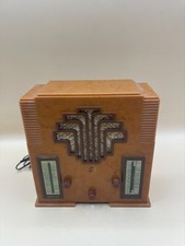 Riproduzione in plastica miniatura radio Philips 528 vintage funzionante N.B