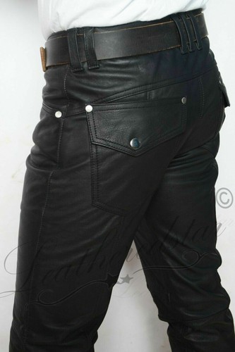 Jeans attillati pelle nera - attillati, in