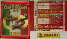 BUSTINA FIGURINE PANINI CALCIATORI 20/21 RARA ROSSA COLLEZIONE. OFFERTA TIN BOX