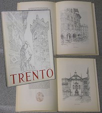 libro TRENTO 40 tavole Iras BALDESSARI commento Aldo Ducati monumenti Trentino