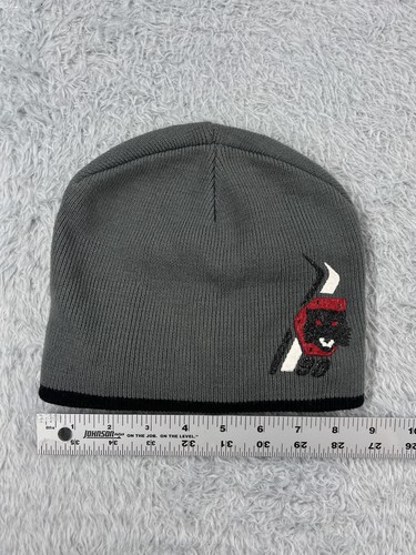 Black tiger beanie toque - black,