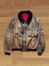 🧥 Giacca aviator vintage in