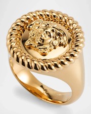 Anello versace metallo - anello,