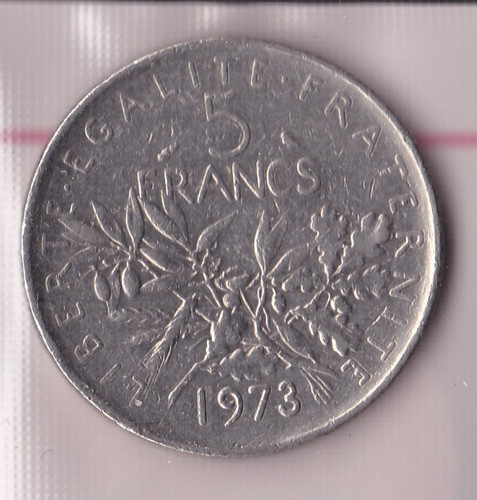 Moneta franchi 1973 tipo - franchi,
