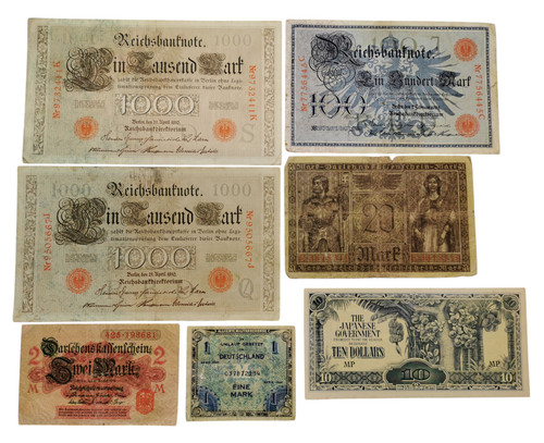 Lotto banconote tedesche - di,