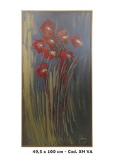 QUADRO FIORI PAPAVERI VINTAGE