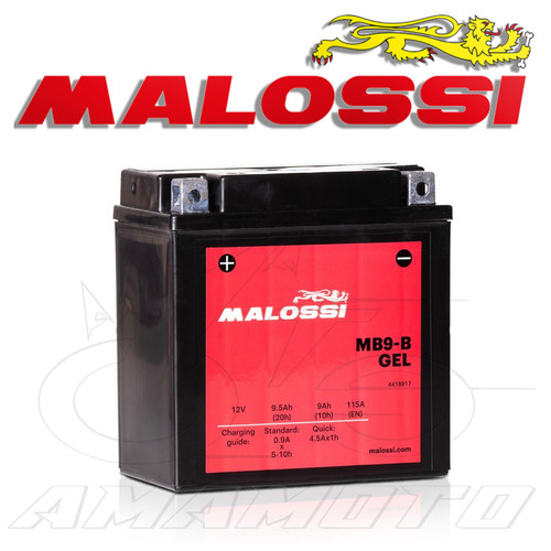 Batteria gel malossi mb9 - gel, mb9-b