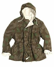 WH Inverno Giacca Reversibile Mimetico TG II 52/54 WH Wehrmacht WWII Scheggia