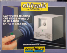 BEGHELLI CHIVALà ANTIFURTO ALLARME CENTRALE RADIO PILA RICARICABILE NUOVA CHIAVE