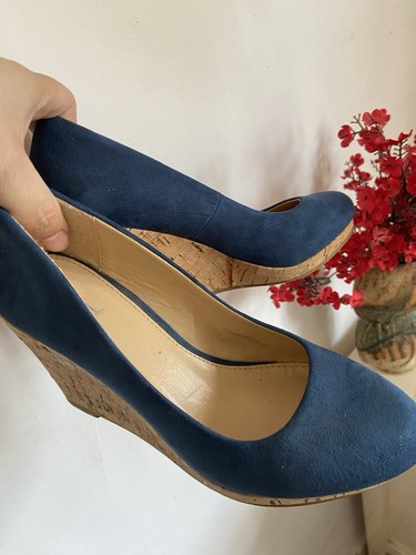 Tacco donna blu decolte - tacco,