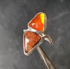 Anello argento opali del - in, 2