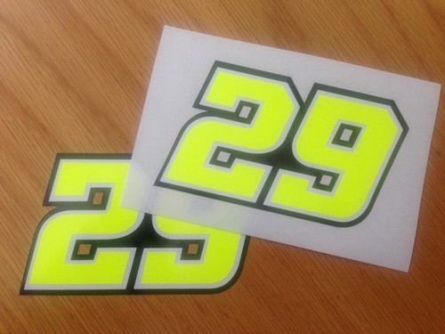 Adesivo andrea iannone numero - adesivo,