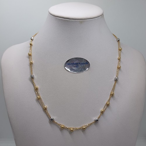 Collana colier doppio filo - collana, in