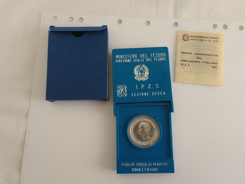 Italia 500 lire argento publio - italia,
