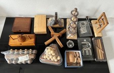 Rompicapo Puzzle 3D lotto giochi di abilità e destrezza in legno e metallo