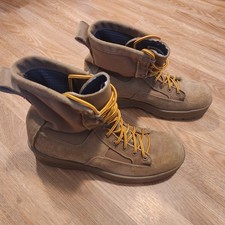 Stivali da combattimento ALTAMA Gore-Tex scamosciati marroni uomo 9,5 R nuovi