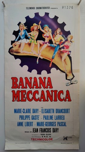 Locandina banana meccanica - banana,