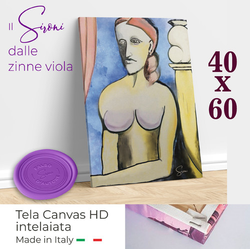 Sironi tela canvas con telaio - sironi,