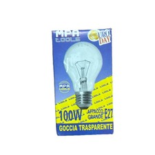 Lampadina Goccia Trasparente