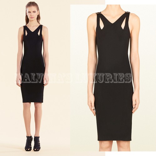 Gucci abito nero elasticizzato - abito,