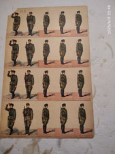 MARCA STELLA ANNI '20/40- SOLDATINI DI CARTA -MILIZIA ITALIANA- 30X20 CM