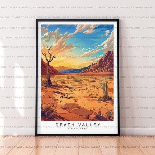 Poster valle della morte - valle, senza